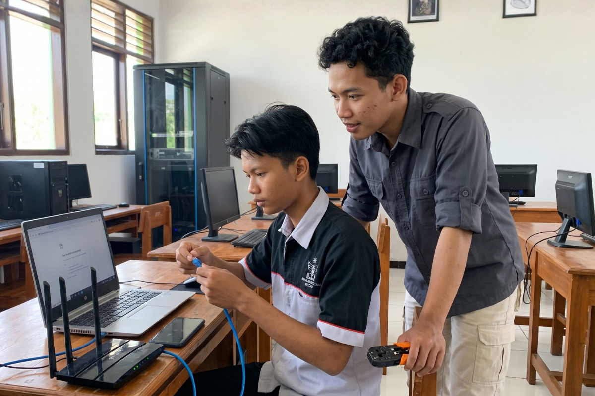 SMK Kartikatama Perkuat Jurusan TKJ Bersama PT. KSN